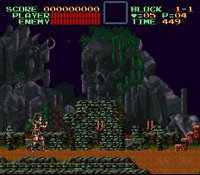 Super Castlevania 4, capture d'écran